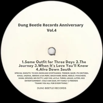 Dung Beetle Records Anniversary, Vol. 4 by Dung Beetle Music