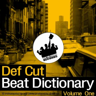 Beat Dictionary Volume 1 by Def Cut