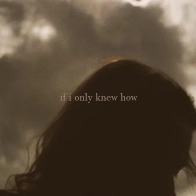 if i only knew how