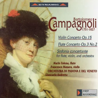 Campagnoli: Violin Concerto / Flute Concerto / Sinfonia Concertante by Mario Folena