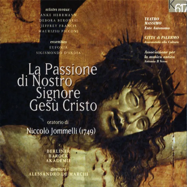 La passione di nostro signore Gesù Cristo, Pt. 1: Part I: Recitative: O barbari! Oh crudeli (Tenor, Soprano)