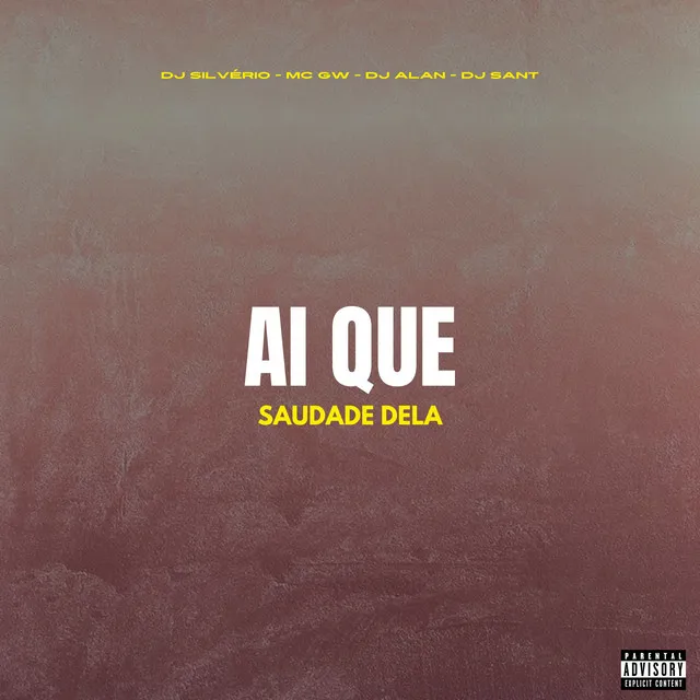 Ai Que Saudade Dela (feat. Mc Gw)