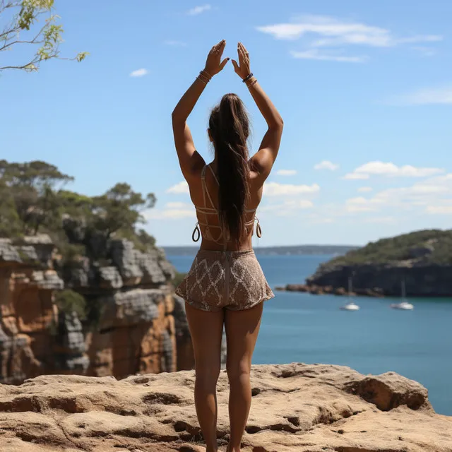 Meditación Tranquila De Yoga Junto Al Río