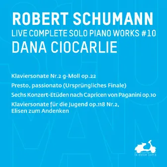 R. Schumann: Complete Solo Piano Works, Vol. 10 - Klaviersonate Nr.2 G-Moll, Op. 22, Sechs Konzert-Etüden nach Capricen von Paganini, Op. 10, Klaviersonate für die Jugend, Op. 118, Nr. 2 