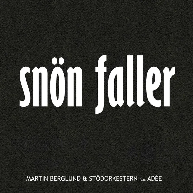 Snön faller