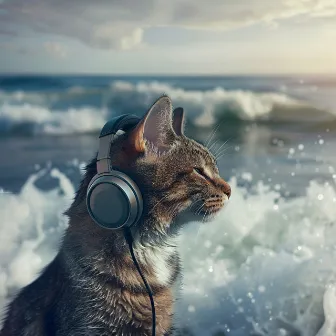 Cats Ocean Harmony: Soothing Sounds by Beach Atmospheres