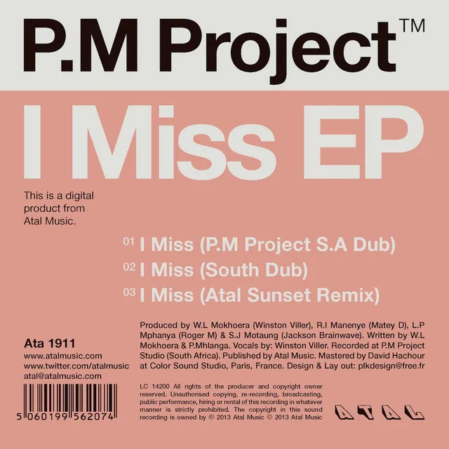 I Miss - P.M Project S.A Dub