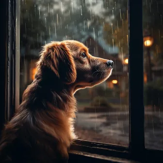 Patas Y Lluvia: Sonidos Serenos De Lluvia Para Mascotas Calmas by 