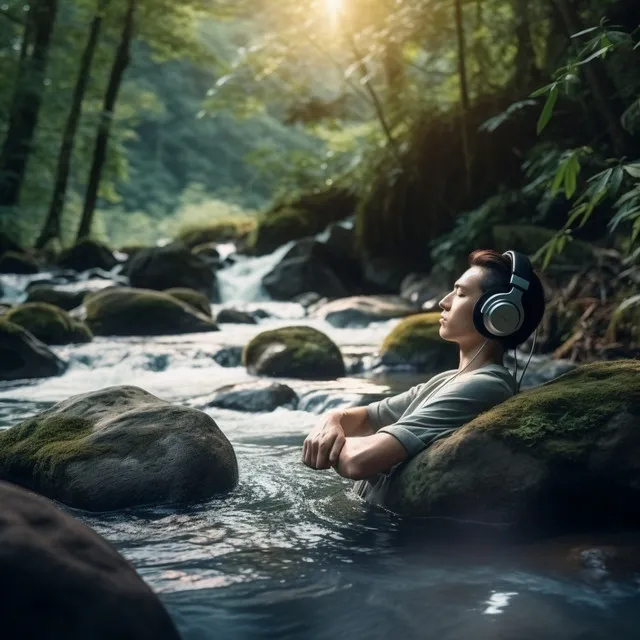 Binaural Stream Focus: Mindful Water Melodies