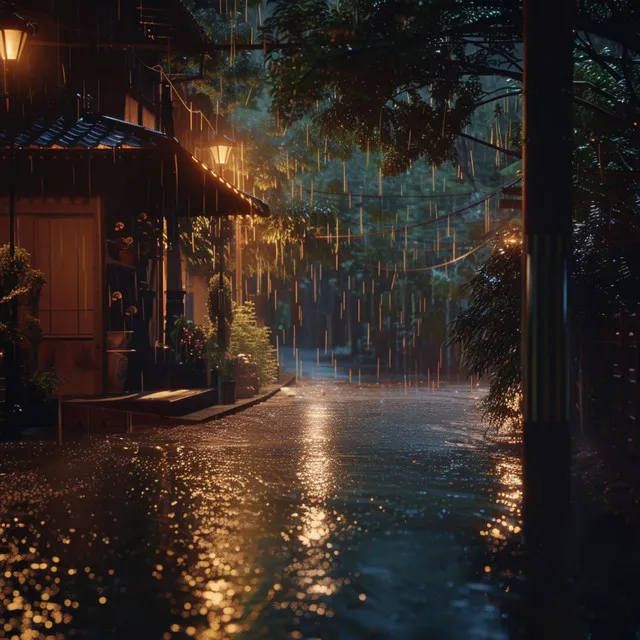 Gentle Night Rain's Tranquil Touch