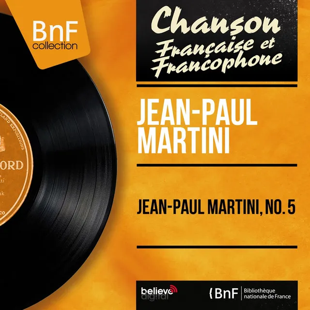 Jean-Paul Martini, no. 5 (feat. Claude Vasori et son orchestre) [Mono Version]