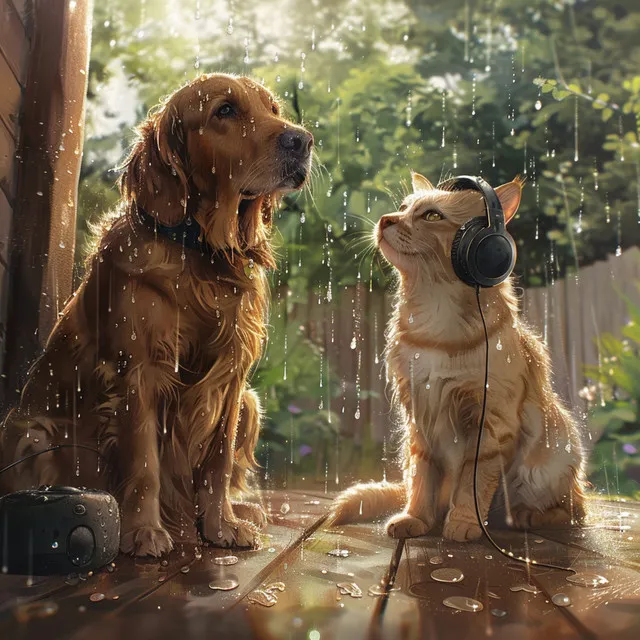 Calming Rain Music for Pets