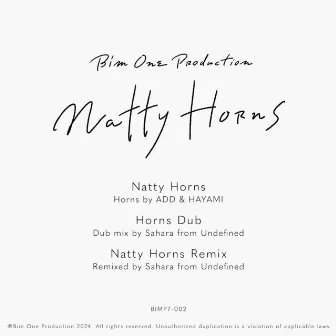 Natty Horns EP by Bim One Production