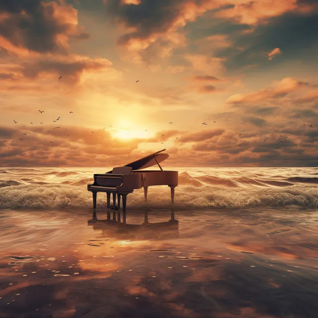 Serene Piano in Oasis