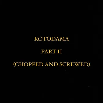 KOTODAMA PART II by Nikola Wolf