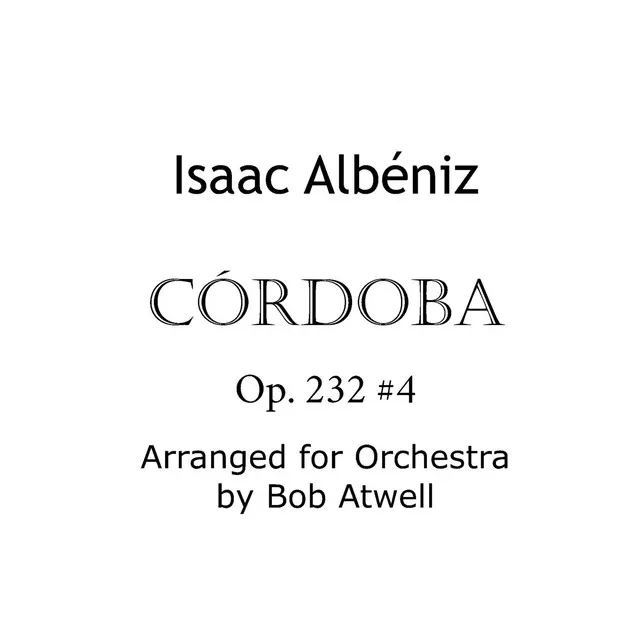 Cordoba (Arr. for orchestra)