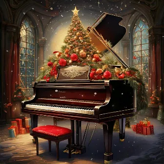 Sparkling Christmas Piano by Pretty Christmas Background