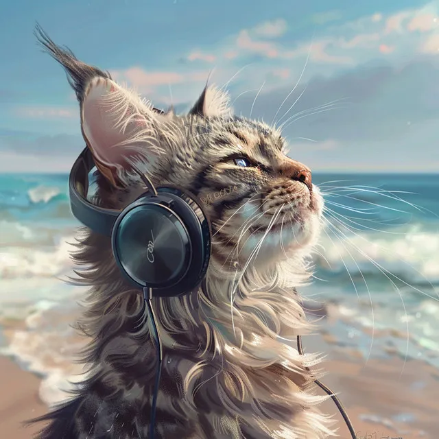 Ocean Purr: Soothing Soundscape for Cats