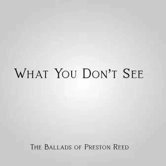 What You Don't See by Preston Reed