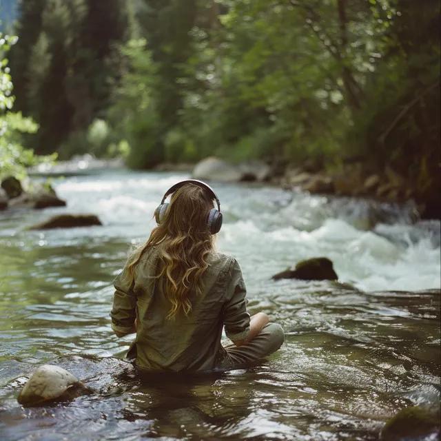 Stream Serenity: Relaxation Water Ripples