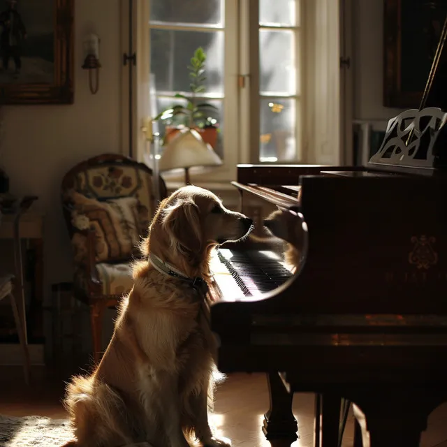 Cola De Perro Juguetón Con Piano