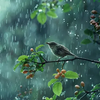 Binaural Nature Sleep: Rain and Birds Nighttime Soundscape by Genesis Music