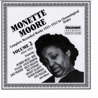 Monette Moore Vol. 2 (1924-1932) by Monette Moore