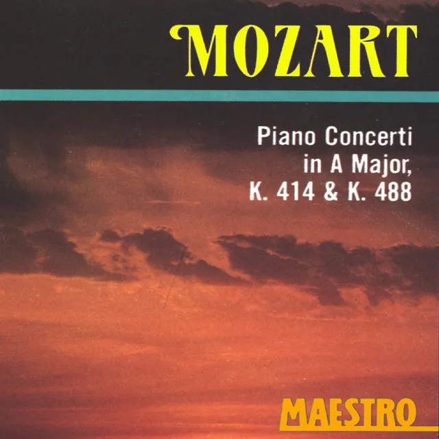 Piano Concerto In A Major, K 488: Adagio