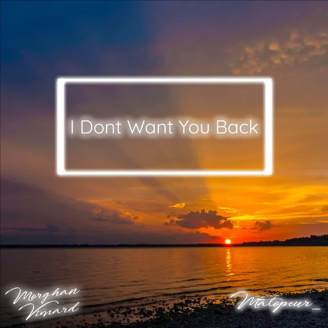 I Don't Want You Back - Matopeur_ & Morghan Vimard Remix