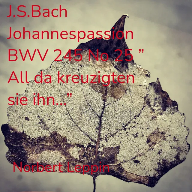 J.s.bach Johannespassion BWV 245 Evangelist No 25 "All da kreuzigten.."