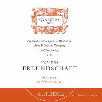 Von der Freundschaft by Michel de Montaigne