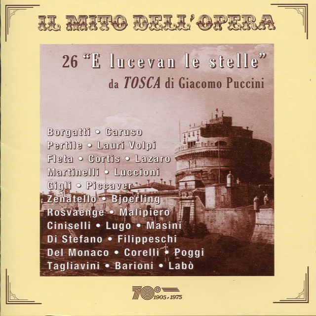 Tosca: Tosca, Act III: E lucevan le stelle