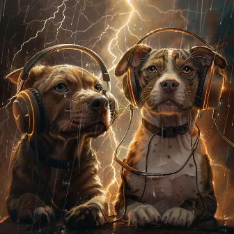 Dogs Thunder Echoes: Music for Canine Relaxation by Dog Separation Anxiety Music