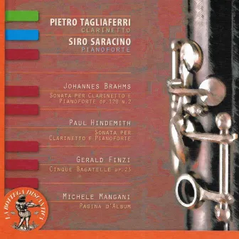 Johannes Brahms, Paul Hindemith, Gerald Finzi and Michele Mangani by Siro Saracino