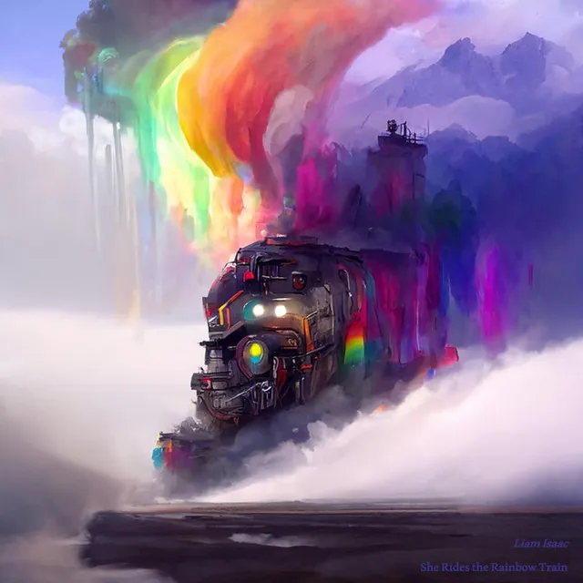 She Rides the Rainbow Train