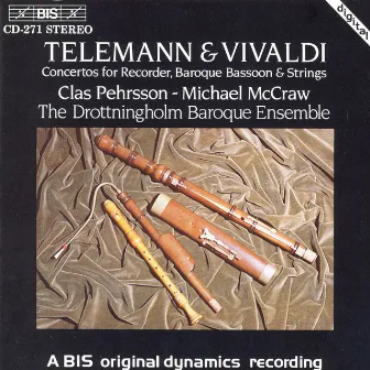 Telemann / Vivaldi: Concertos for Recorder and Bassoon by Clas Pehrsson