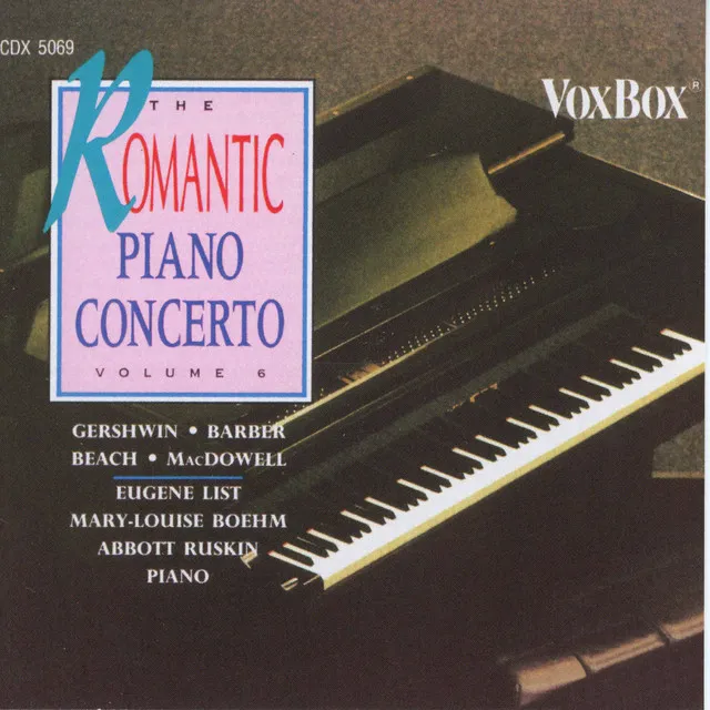 Piano Concerto, Op. 38: II. Canzone. Moderato