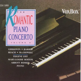 The Romantic Piano Concerto, Vol. 6 by Mary Louise Boehm