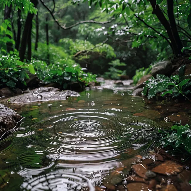 Toque Sereno De La Lluvia: Ambiente Pacífico