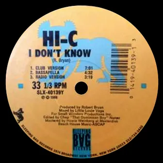 I Dont Know by Hi-C