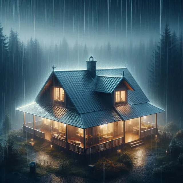 Heavy Rain on Metal Roof