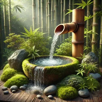 Harmonic Oasis: Bamboo Water Fountain and Peaceful Piano Music for Healing Stress, Anxiety, and Depression by Steven Gorden