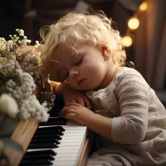 El País De Los Sueños Del Bebé Con La Canción De Cuna De La Lluvia Y El Piano by Las gotas mágicas