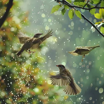 Binaural Spa Ambience with Nature Rain Birds and Relaxation by Chocolate Blue