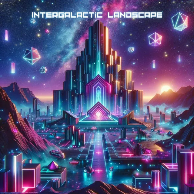 Intergalactic Landscape: Temple of Synthwave