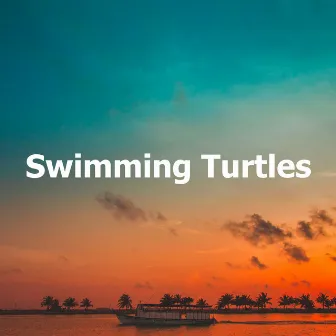 Swimming Turtles by Seashore Waves