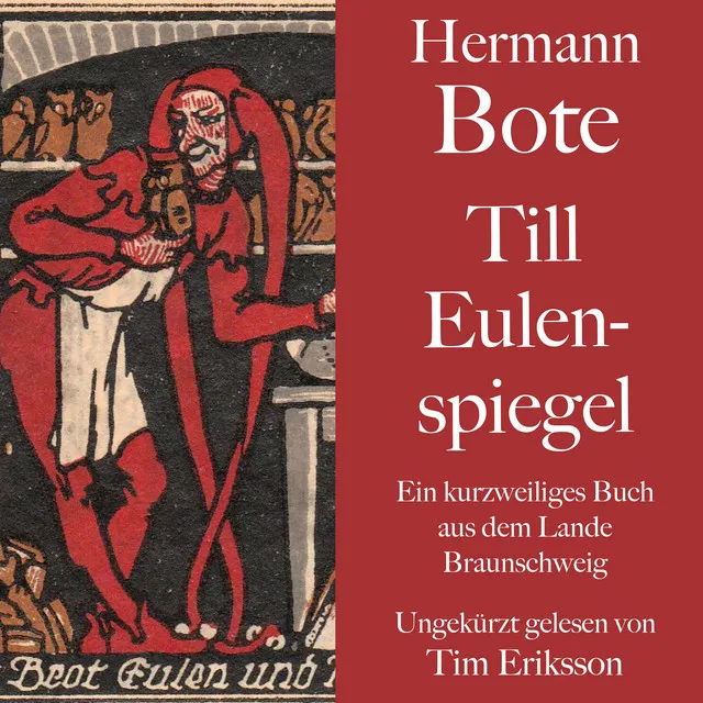 Bote: Till Eulenspiegel. Die 38. Historie sagt, wie Eulenspiegel dem Pfarrer zu Kissenbrück sein Pferd mit einer falschen Beichte abschwatzte.