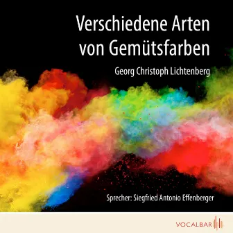 Verschiedene Arten von Gemütsfarben by Georg Christoph Lichtenberg