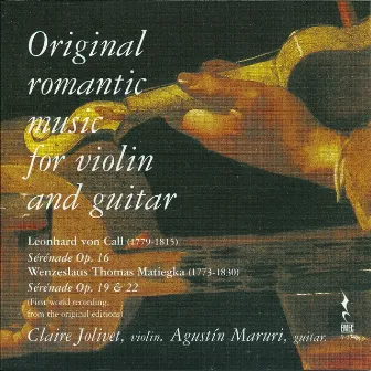 Original Romantic Music for Violin and Guitar by Claire Jolivet