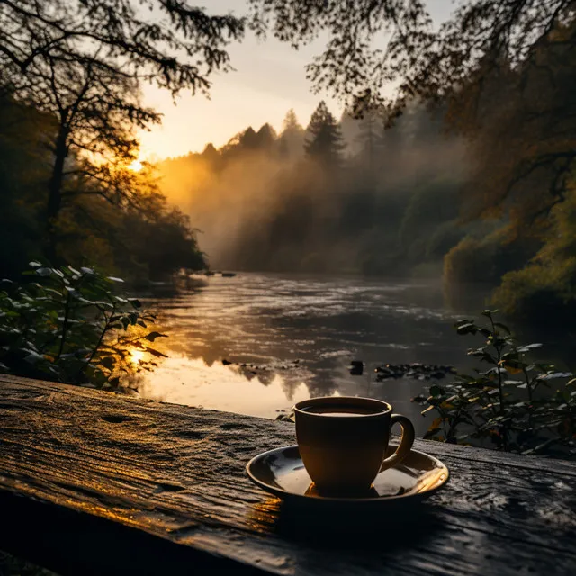 Sueños De Espresso Junto Al Río